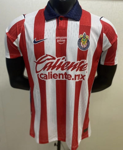 2627 Chivas Home player version Soccer Jersey